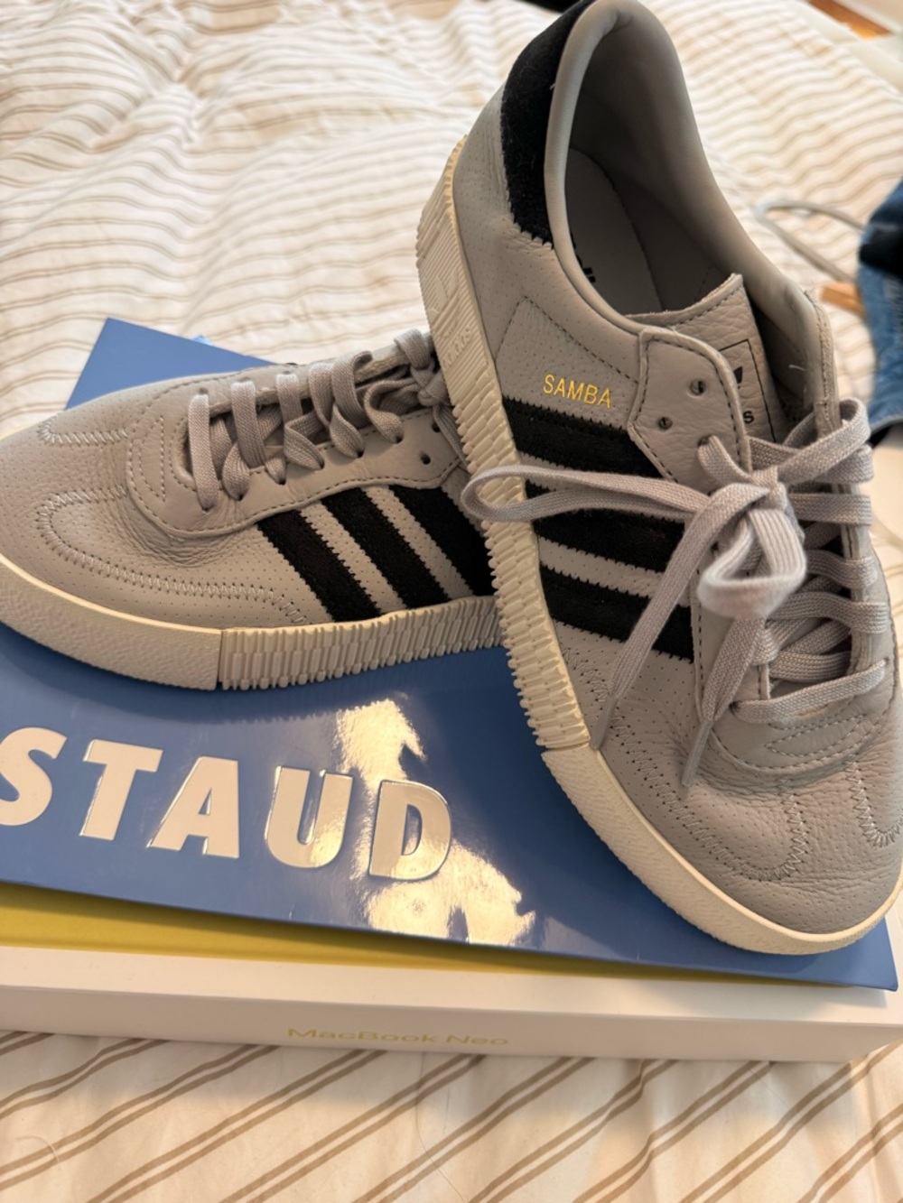 Adidas Samba Platform - 7.5 W Grey/Black